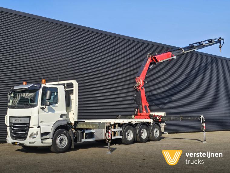 DAF CF 530 8x4 / RETARDER / FASSI F545 CRANE / KRAN / GRUA